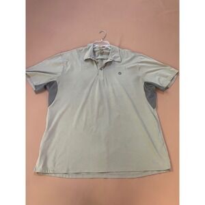 ATG Wrangler All Terrain Gear 2XT Mens Polo shirt outdoor performance brown snap